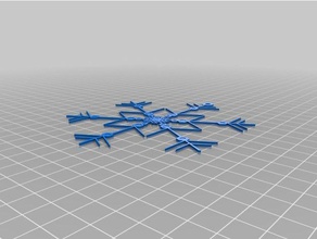berg snowflake interactive art customized 3d print model - Mito3D
