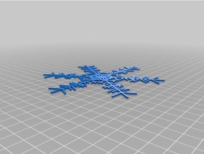 berg snowflake interactive art customized 3d print model - Mito3D