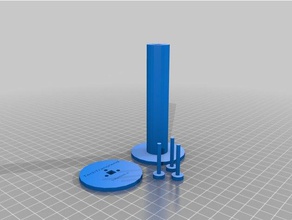 winch square mount robotics 3d print model - Mito3D