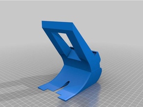 blu vivo 5 suporte do telefone A impressão 3d azul de da a 3d print model - Mito3D