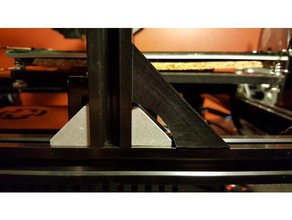 redundant angle bracket 3d printer parts tronxy x3 3d print model - Mito3D