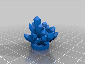 my customized upgraded crystal generator math art 3d print model - Mito3D