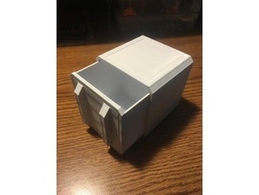 scifi empilables caisses remix de l'organisation le conteneur tiroir organisateur stockage 3d print model - Mito3D