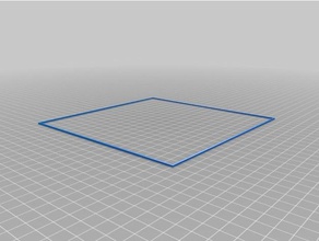 leveling square 3d printing tests bed aid 3d print model - Mito3D