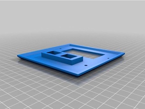 my customized wally - power & data wall plate household 3d print model - Mito3D