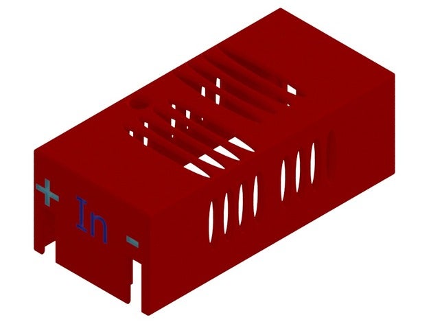 geh use f r Schritt nach unten spannungswandler xl 4015 - Fall step-down voltage converter Elektronik board verwenden Spannung-Konverter xl4015 3D print model - Mito3D