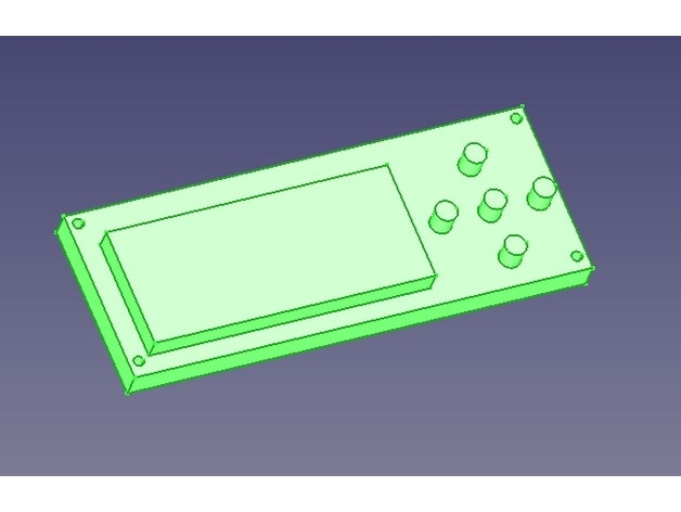 anet a8 pantalla de relleno Impresora 3d las piezas lcd montaje parte 3D print model - Mito3D