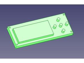 anet a8 display fill-in 3d printer parts lcd mount part 3d print model - Mito3D