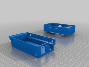 rampes 14 cas L'imprimante 3d de pièces prusa i3 d'accès les la boîte montage du ventilateur reprap tmc2130 3d print model - Mito3D