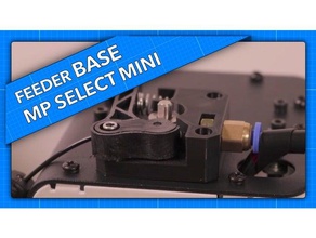 mpsm extrusora placa de base v1 Impressora 3d peças monoprice selecione mini 3d print model - Mito3D