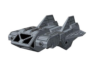 wing commander - avenger-class border word bomber 3d printing pc game scifi starfighter videogame 4 3d print model - Mito3D
