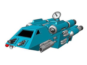 komutan tarsus kanat sınıf explorer 3d baskı pc oyun scifi uzay Gezgini starship video oyunu wc korsanları Komutanı 3d print model - Mito3D