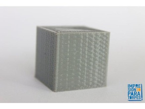 capa de la prueba La impresión en 3d las pruebas cubo calidad 3d print model - Mito3D