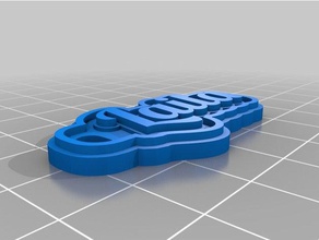 laila keychain keychains customized 3d print model - Mito3D