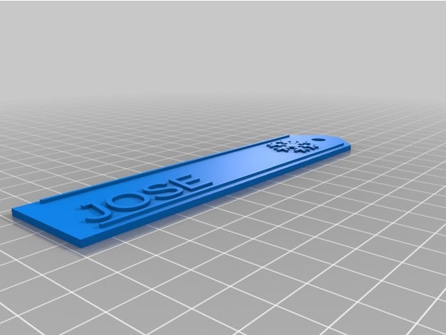 mi regalo personalizado etiqueta de copo nieve signos y logotipos 3D print model - Mito3D