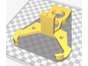 inmoov gear & face holder all one remix robotics modifications 3d print model - Mito3D
