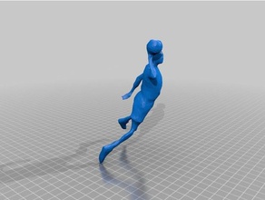 michael jordan dunk sculture 3d print model - Mito3D