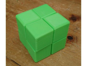 2x2x2 cubo de rubik quebra-cabeças 3d print model - Mito3D