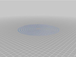 meu personalizados espiral cama teste de nível A impressão 3d testes personalizado 3d print model - Mito3D
