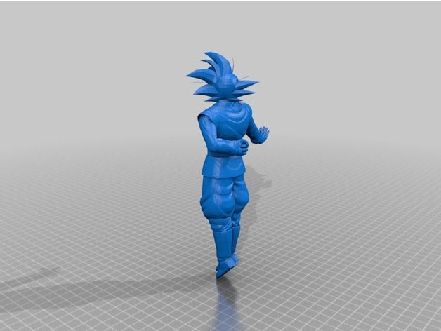 schwarz goku Modelle anime dragonball super z ist Son-goku 3D print model - Mito3D