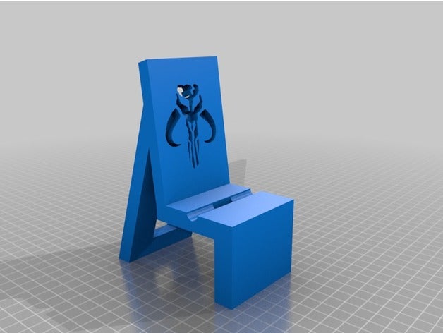 iphone charging chair bent sculptures charger star wars 3D print model - Mito3D