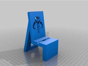 iphone carregar a cadeira dobrado esculturas carregador para o star wars 3d print model - Mito3D