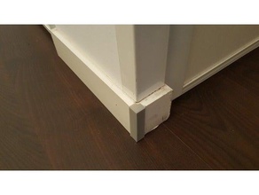 corner protect plinth angle 3d print model - Mito3D