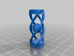 my customized ball cage twist -ahaupt interactive art 3d print model - Mito3D