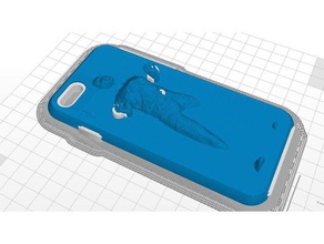 kyra darth vader & han solo em carbonite iphone7 eletrônica 3d print model - Mito3D