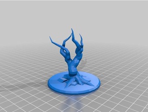 meine angepasste Miniatur-Toter Baum - alle random hing über Spiele kundengebundene 3d print model - Mito3D