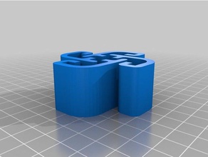 samla de 25 mm la tapa clip 4-up las piezas repuesto personalizado 3d print model - Mito3D