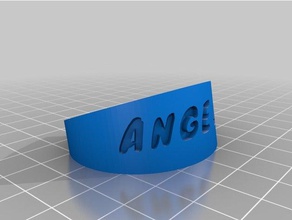 mi angelita pulseiras personalizado 3d print model - Mito3D