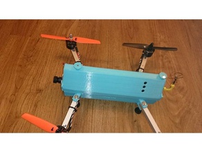 quadcopter race one 250 automotive drone frame 3d print model - Mito3D