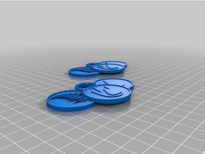 3 pierres d'argent de charme L'impression 3d 3d print model - Mito3D