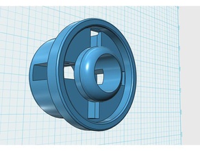 bobina di filamento titolare pulox filamenti Stampante 3d parti cuscinetto della spool porta rullo 3d print model - Mito3D