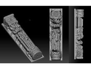 reino de la muerte columna hobby frostgrave 3d print model - Mito3D