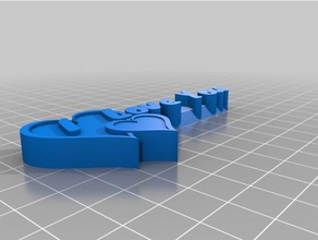 te amo organización personalizado 3d print model - Mito3D