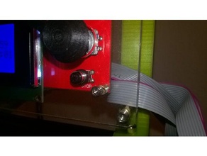 tevo tarantula botão parar Impressora 3d de peças caso exibição 3d print model - Mito3D