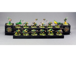 bleachers blood bowl games bloodbowl boardgame tabletop 3d print model - Mito3D