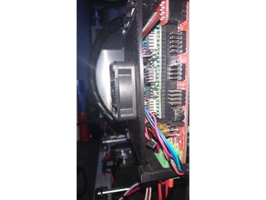 rebelix x2 electrónica de la cubierta del ventilador 40mm Impresora 3d accesorios 3d print model - Mito3D