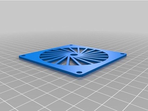 mi personalizados paramétrico de abertura rejilla del ventilador personalizado 3d print model - Mito3D