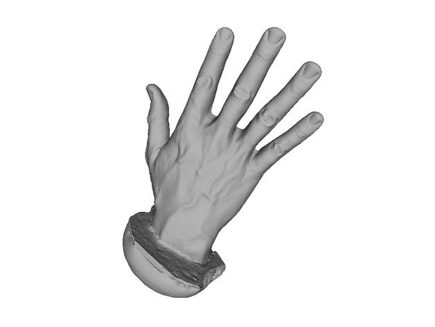 mão pessoas 3D print model - Mito3D