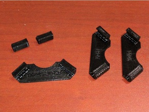 anet a6 a8 cam yatak 3mm klipleri 3d yazıcı aksesuarları klip klipler yuva 3d print model - Mito3D