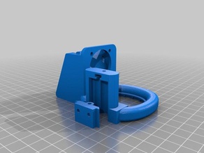 tevo tarántula fanduct sensor de transporte actualizado la nueva versión Impresora 3d las piezas el ventilador conducto del impresora 3d print model - Mito3D
