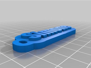 simone chaveiros personalizado 3d print model - Mito3D