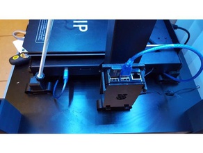 raspberry pi 2 mount wanhao duplicator i3 plus 3d printer accessories 3d print model - Mito3D