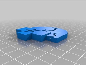 dls keychain 3d printing 3d print model - Mito3D