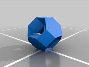 truncated octahedral stewart toroid 3d printing 3d print model - Mito3D