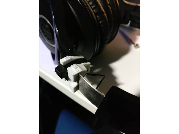 audio-technica ath-m40x replacement hinge connector thicc edition audio 3D print model - Mito3D