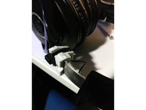 audio-technica ath-m40x replacement hinge connector thicc edition audio 3d print model - Mito3D